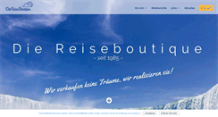 Desktop Screenshot of die-reiseboutique.de