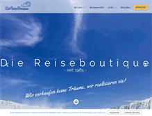 Tablet Screenshot of die-reiseboutique.de